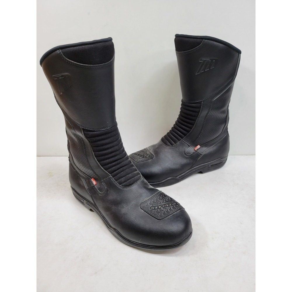 Tourmaster Epic OutDry Motorcycle Boots Men's US 11 EE EU 45 Black Waterproof...